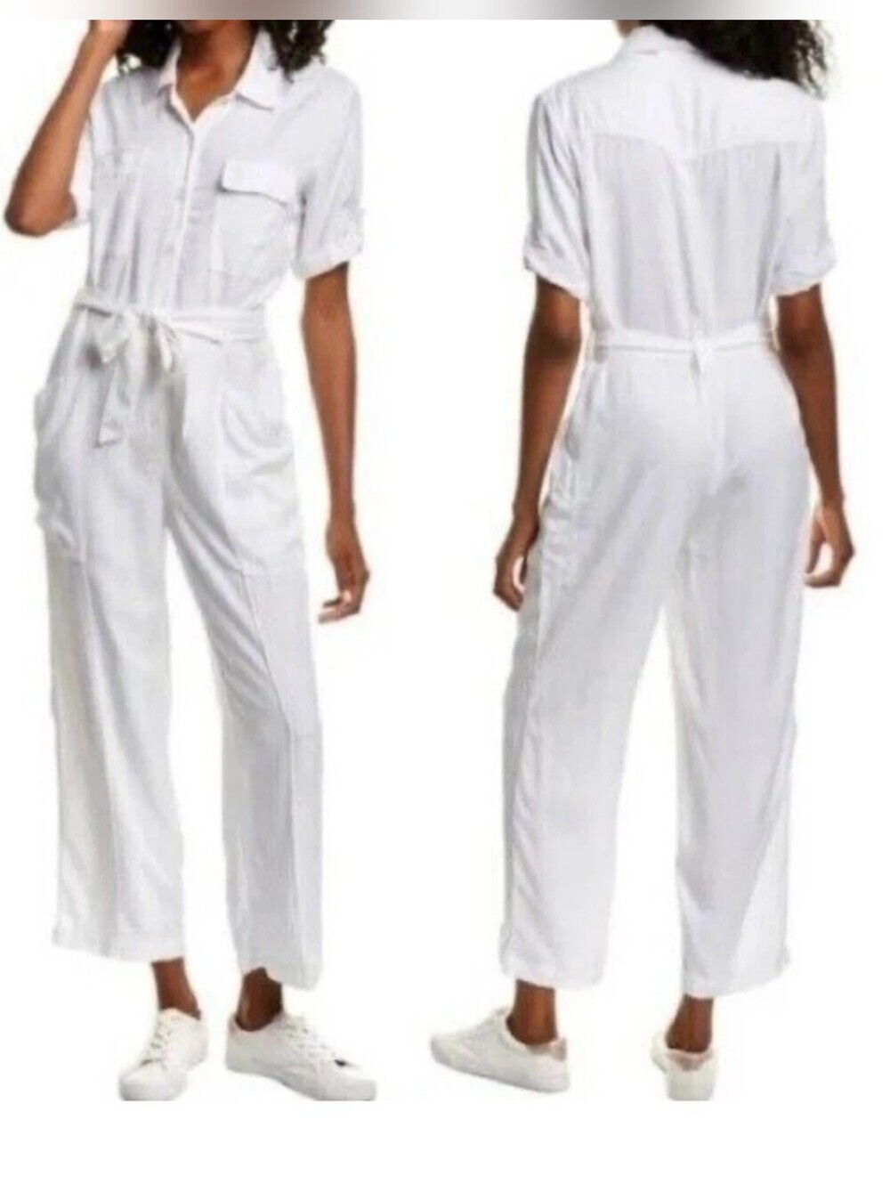 Young Fabulous & Broke White Greylin Utility Jumpsuit Size XS NWT - Picture 14 of 14